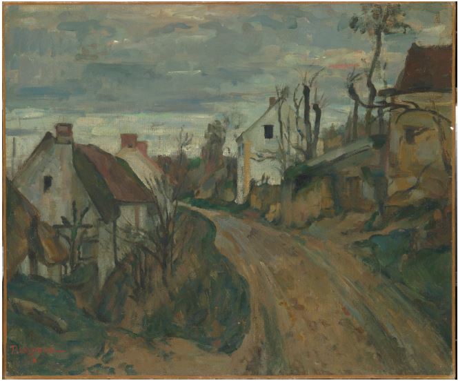 ROUTE DE VILLAGE, AUVERS, DE CÉZANNE