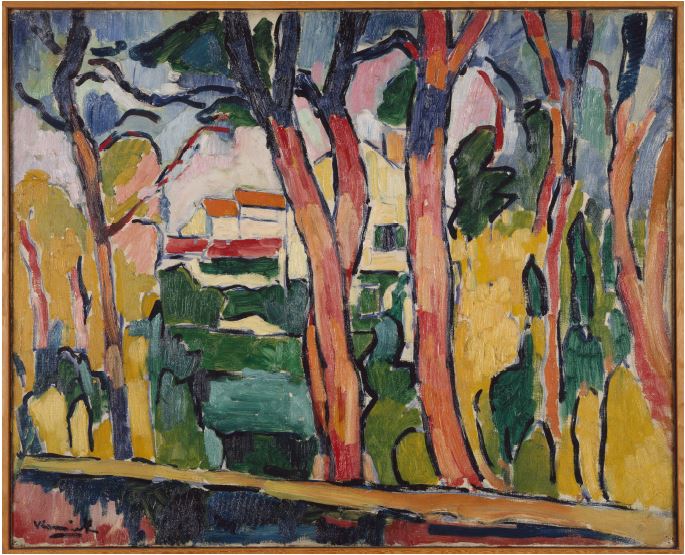 LES ARBRES ROUGES DE VLAMINCK